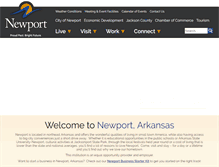 Tablet Screenshot of newportarcity.org